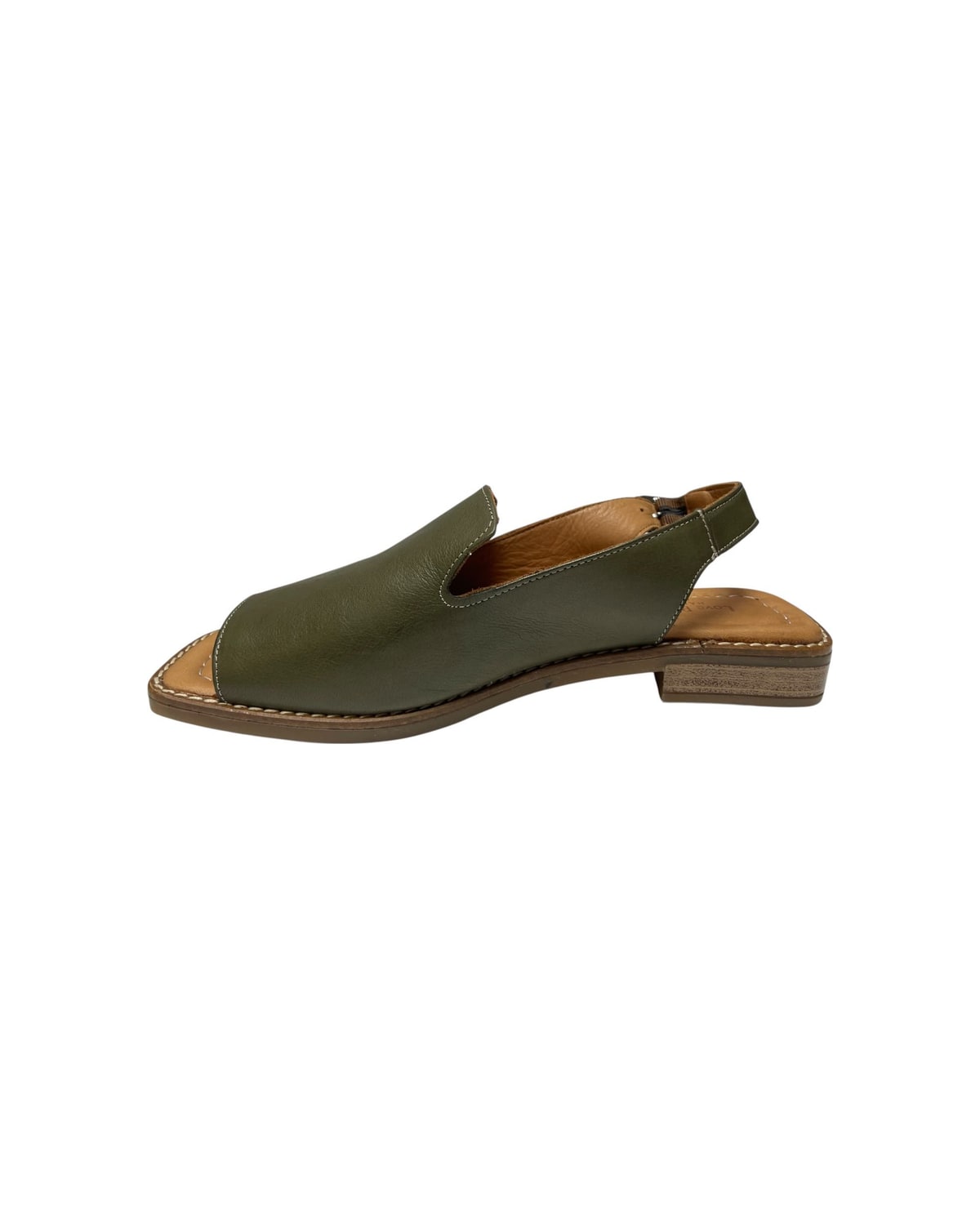 Ravne sandale zelene — LOVE BALLERIN'S CALIN 5014 — ZELENA