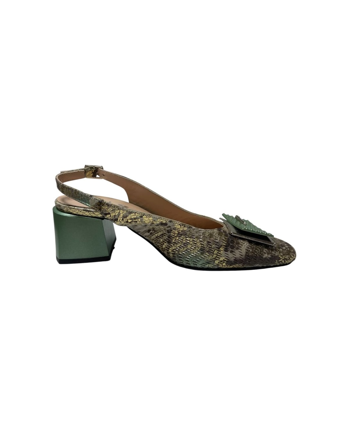 Ravne cipele zelene — LB RIPKA 629507 — ZELENA