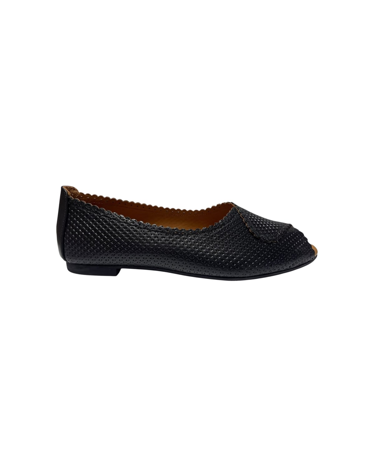 Ravne sandale crne — LOVE BALLERIN'S 3013 — CRNA
