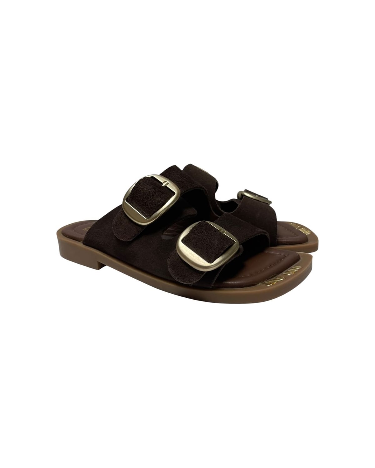Modne papuče čokolada — LB RIPKA 447.2401-1 — ČOKOLADA