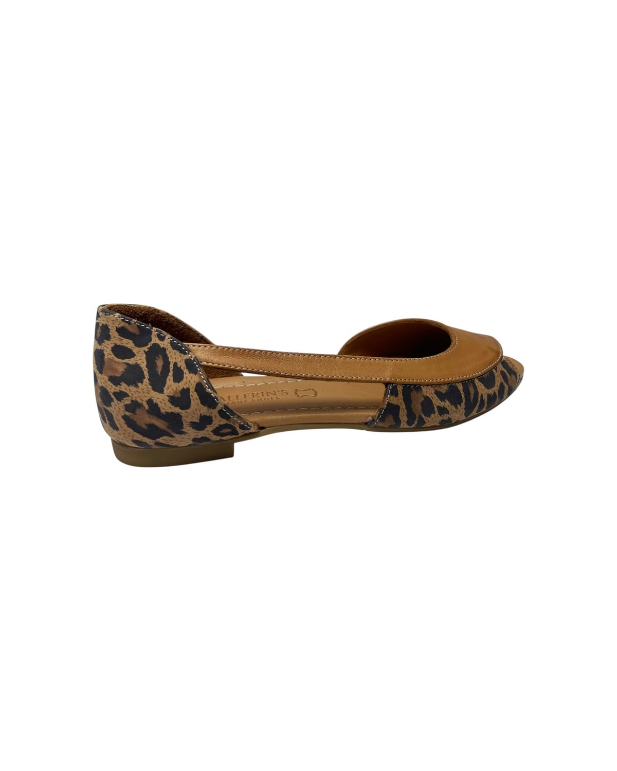 Ravne sandale smeđa (coconut - taba - leopard) — LOVE BALLERIN'S 1466 — SMEĐA 1