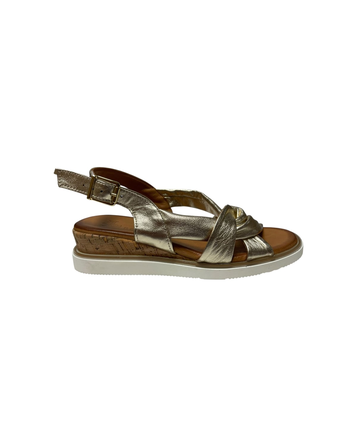 Ravne sandale zlatne — LB ROVIGO 405 83-1012 ZN SANDALET — ZLATNA