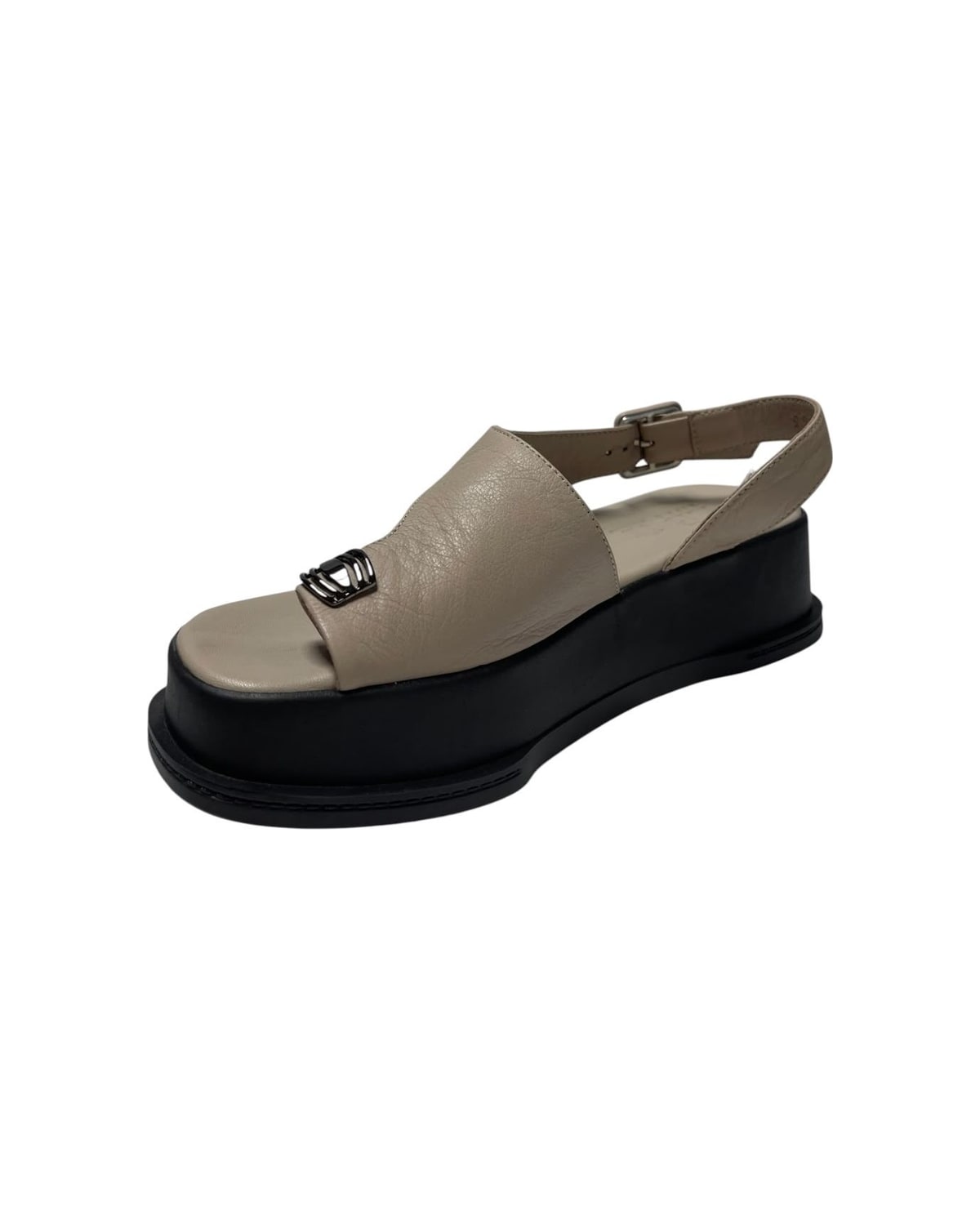 Ravne sandale čokolada — LB RIPKA 204.9939-3 — SIVA