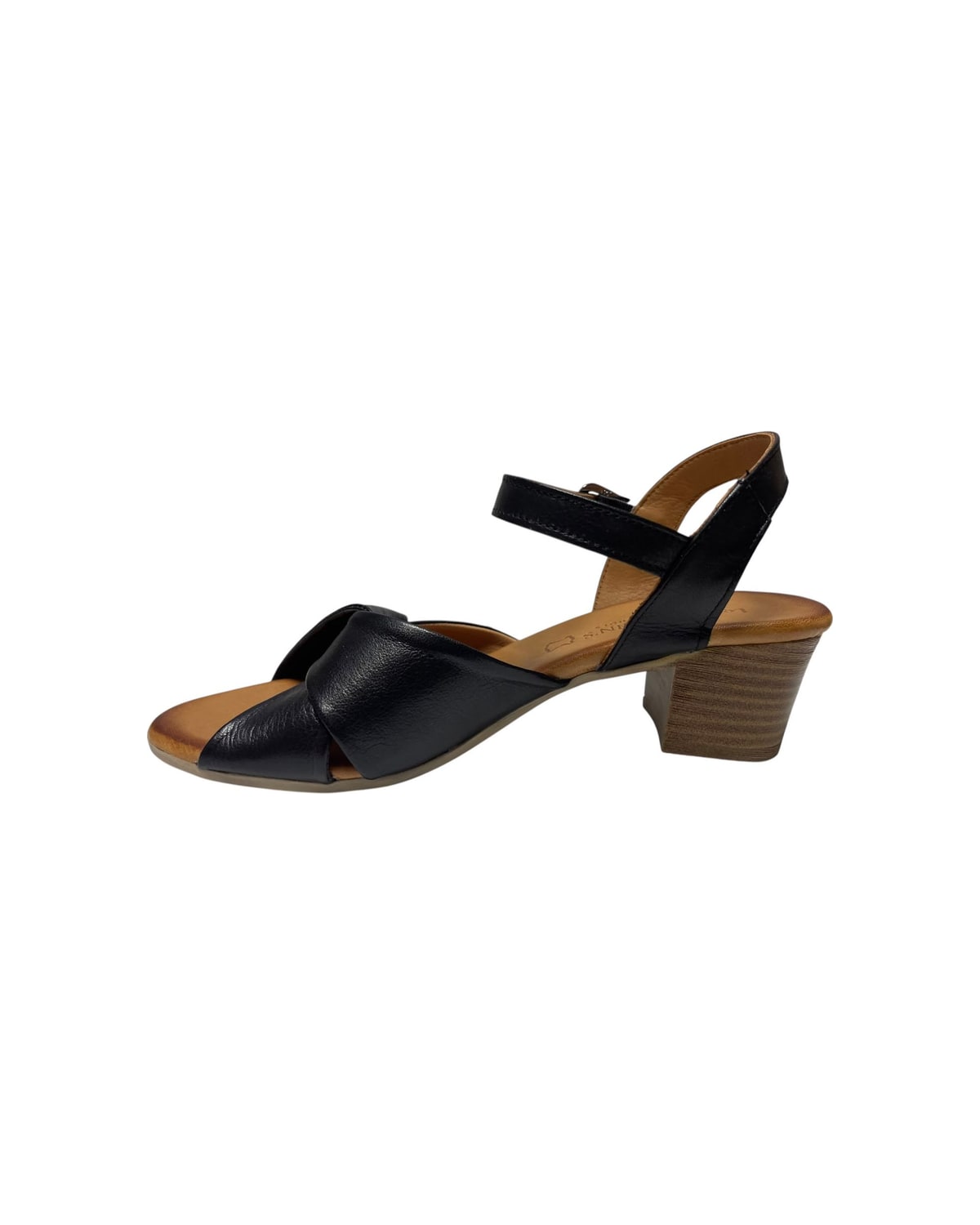 Sandale na petu crne — LOVE BALLERIN'S LBS 7203 — CRNA
