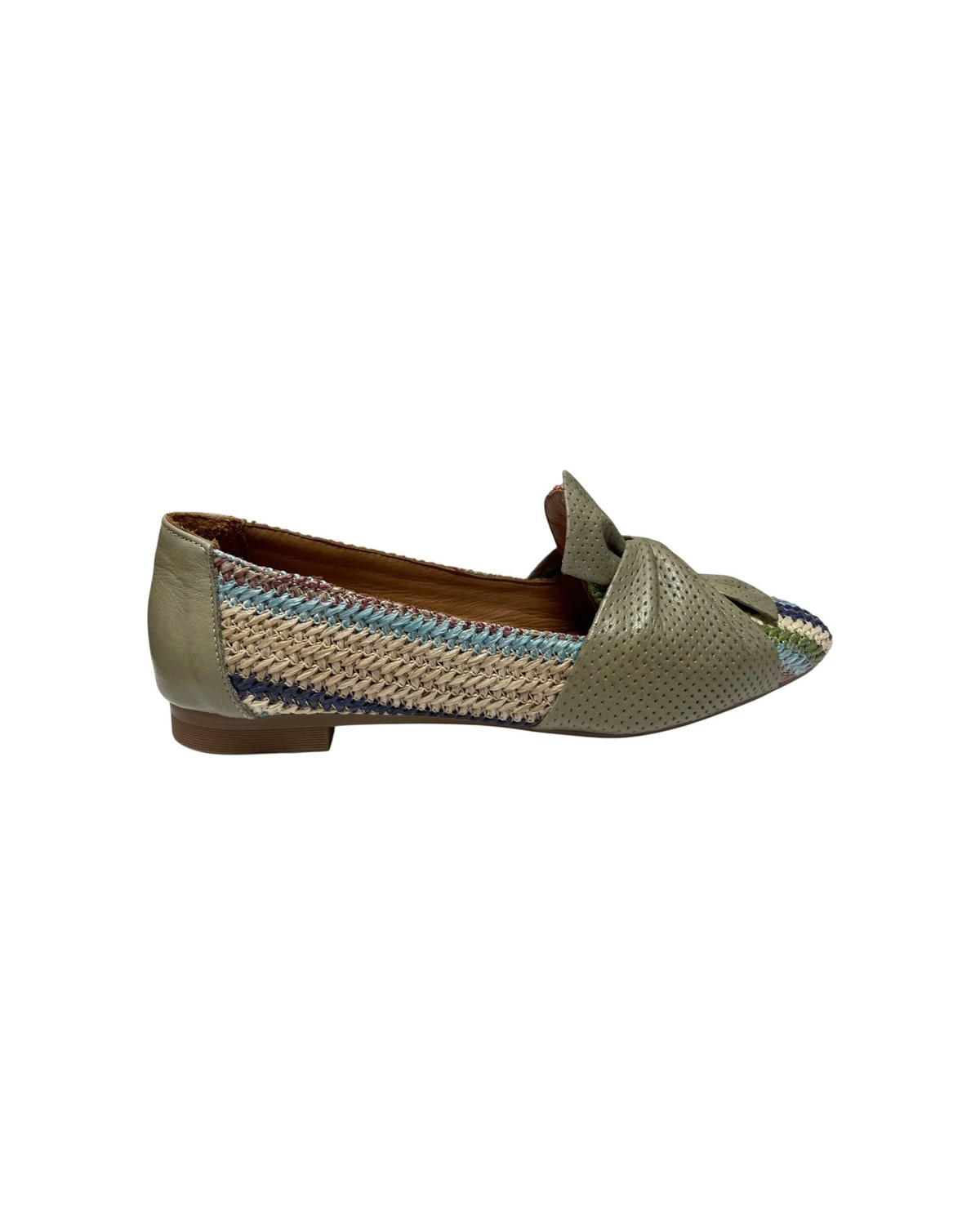 Ravne cipele zelene — LOVE BALLERIN'S 63011 — ZELENA